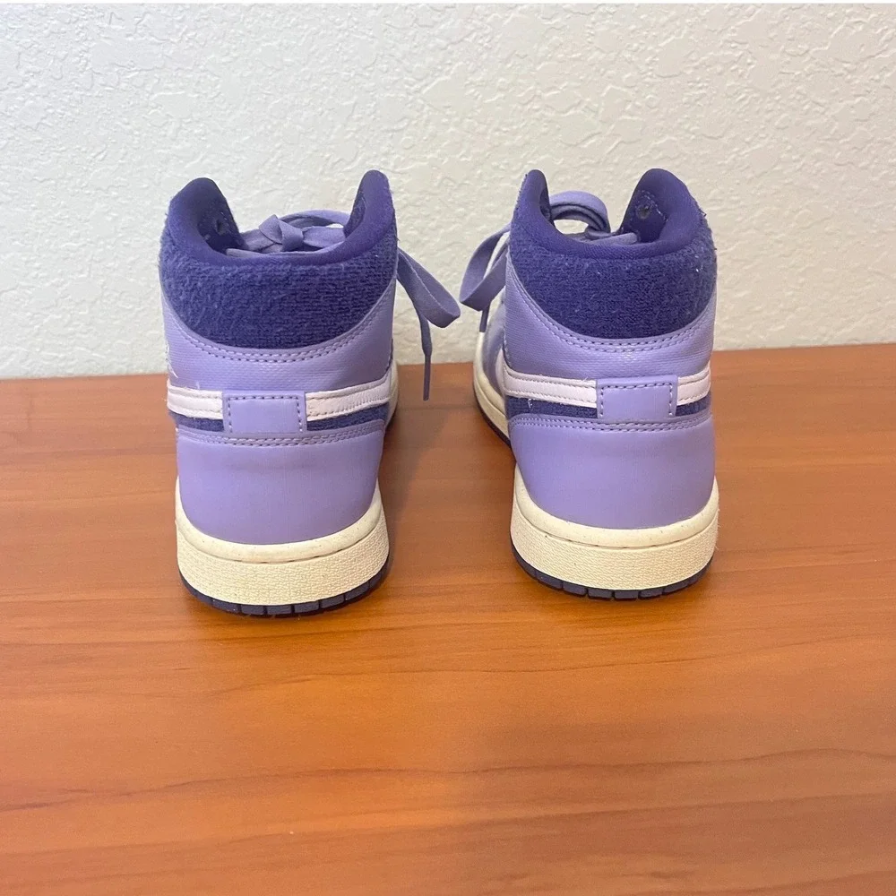 Nike Air Jordan 1 Mid SE Action Grape Purple Sneakers DZ3745-500 Mens 7